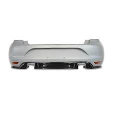 Vw polo 6 gti plastic rear bumper. Vw Polo 6c Gti Style Dual Outlet Rear Bumper Jabsport