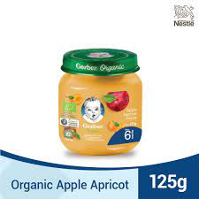 Gerber Organic Apple Apricot And Peach Baby Food 125g Shopee Philippines