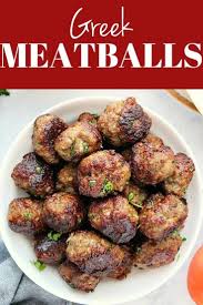 Greek Meatballs Crunchy Creamy Sweet Ground Lamb Recipes Lamb Meatball Recipe Lamb Meatballs Greek