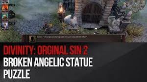 With the headless statue fixed, now all you have to do is rotate the curious angelic statue on the left facing the wrong way. Divinity Original Sin 2 Broken Angelic Statue Puzzle Youtube