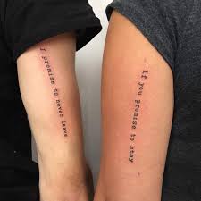 Tattoos for couples symbolize eternity. Matching Couples Tattoos Inspo Because Relationshipmatters
