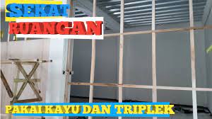 Konsep 40+ pembatas ruangan dari triplek bertambahnya banyaknya penduduk di indonesia terlebih di daerah kota besar. Cara Membuat Sekat Ruangan Dengan Triplek Partisi Rangka Kayu Youtube