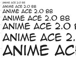 Anime ace 2.0 bb информация по шрифту. Anime Ace Font By Honour Amongst Thieves