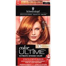 Schwarzkopf Color Ultime Flaming Reds Hair Color 8 4 Light Copper Red 2 03 Fl Oz In 2021 Hair Color Cream Best Red Hair Dye Copper Hair Color