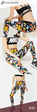 Watch spandex flexible couple online on youporn.com. Uo X Nike Leg A See Hawaiian Floral Print Legging Floral Print Leggings Printed Leggings Printed Athletic Leggings