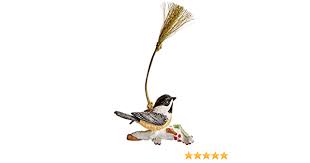 Trio of lenox christmas birds for auction. Amazon Com Lenox 2015 Holiday Chickadee Garden Bird Ornament With Tassle Kitchen Dining