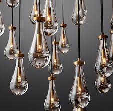 Rain Round Chandelier 60 In 2021 Lighting And Ceiling Fans Chandelier Round Chandelier
