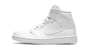 Wmns Air Jordan 1 Mid White Snakeskin Bq6472 110 In 2020 Air Jordans Women Air Force Jordans Air Jordans
