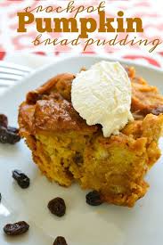 Crockpot Bread Pudding Recipe With Pumpkin This Stuff Is Amazing And So Easy To Make Too Perfect Fa Pumpkin Recipes Crock Pot Desserts Pumpkin Bread Pudding