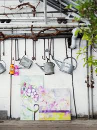 Eva Lindh Stylist Lantliv Rustic Watering Cans Spring Easter Decor Flower Festival