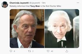 News of politician tony blair's death spread quickly earlier this week, causing concern among fans across the world. Tony Hair Former Pm Shows Off His Creepy Lockdown Mullet Todayuknews