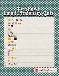 There are plenty of classic sitcoms that fans know almost by heart. Free Printable Tv Shows Emoji Pictionary Quiz
