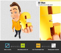 3d Man Holding Gold Euro Sign 3d Character Render Design 3d 3dmodel 3drender 3dcharacter Modelling Vr Bank Business Busine Euro Sign 3d Man Graphic Design Templates