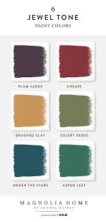 When It Comes To Jewel Tone Color Palettes The Magnolia Home By Joanna Gaines Paint Collec Jewel Tone Color Palette Jewel Tone Paint Colors Jewel Tone Colors