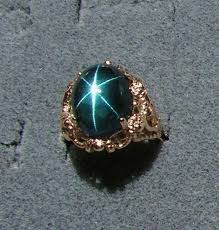 Extremely Rare Vintage Linde Lindy Ceylon Blue Star Sapphire Created 14x10 Mm 6 Ct Mounted In Blue Star Sapphire Star Sapphire Rose Gold Wedding Band Diamond