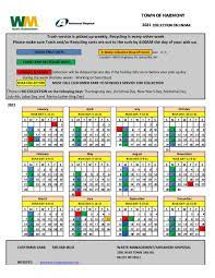 About the falls at sope creek. Correct 2021 Waste Management Pick Up Schedule