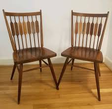 This Is A Classy Pair Of Dining Chairs By Drexel They Were Designed By Kipp Stewart And Stuart Mcdougal The Material Is Dining Chairs Chair Walnut Furniture