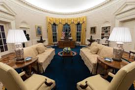 With the 1902 renovation, modern bathrooms with silver faucets and handles and white porcelain were created in the four corner suites and tucked in elsewhere. Joe Biden Has Undone Many Of The Changes Made By Donald Trump In The Oval Office Of The White House Abc News