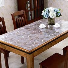 Gx Xd Thicken Pvc Tablecloth Clear Plastic Tablecloths Waterproof Table Cloth Disposable Anti Scalding Soft Glass Dinin Furniture Dining Table In Kitchen Table