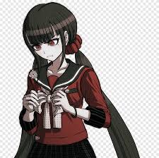 0хххх, ну штош первый тест от чийга. Danganronpa V3 Killing Harmony Makizushi Sprite Blog Sprite Black Hair Fictional Character Png Pngegg