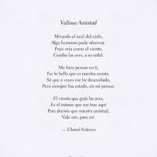 Valiosa Amistad Poema De Amor Y Amistad Letras De Poemas Poemas Cortos De Amistad Poema De Amor