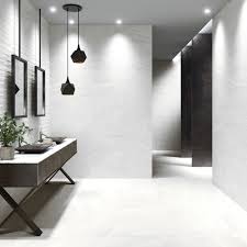 You get whimsical fish floating through your bathroom,. White Floor Tiles Design