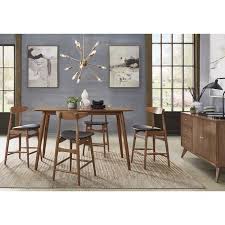 300 Kole Mid Century Counter Height Dining Table No Chairs By Langley Street Allmodern Mid Century Dining Table Dining Table Dining Table In Kitchen