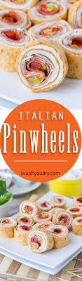 Spicy Italian Pinwheels I Wash You Dry
