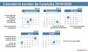 Vea aquí la versión online en esta página web encontrarás calendarios anuales para 2021 entre otros los calendarios del 2022 y 2023. Calendario Escolar 2019 2020 Por Comunidades Navidad Semana Santa Y Vacaciones De Verano