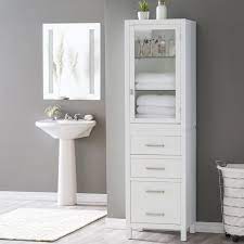 This is where you will gather not only your linen but also other cases that are easily accessible especially to your guests. Belham Living Longbourn Linen Tower Www Hayneedle Com Tall Bathroom Storage White Bathroom Storage Tall Bathroom Storage Cabinet