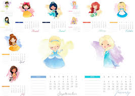 Polish your personal project or design with these 2021 calendar printable transparent png images, make it even more personalized and more attractive. Disney Princess Free Printable 2021 Calendar Oh My Fiesta In English