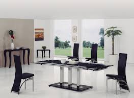 Bass Extending Glass Table 6 X 501 Chairs Dining Set Chrome Dining Table Black Glass Dining Table Extendable Glass Dining Table