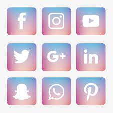 Social Media Icons Set Logo Vector Illustrator Social Icons Logo Icons Media Icons Png And Vector With Transparent Background For Free Download Logo Design Free Templates Social Media Icons Media Icon
