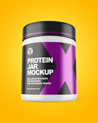 Download Matte Protein Jar Mockup In Jar Mockups On Yellow Images Object Mockups PSD Mockup Templates