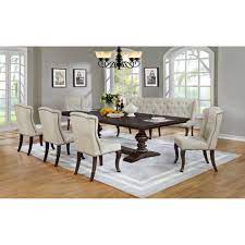 Whitesburg 6pc rectangular dining set w/ bench. Best Quality Furniture Cappuccino Dining Set On Sale Overstock 17965206