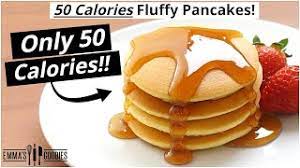 You seriously, can't go wrong with those kind of macros! Only 50 Calories Fluffy Pancakes Amazing Low Calorie Pancakes Recipe Youtube