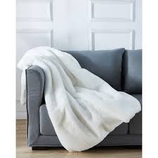 Shop z gallerie online now! Cassilda Luxury Chinchilla Faux Fur Throw Blanket 50 In X 60 In Overstock 30969776 Navy Blue