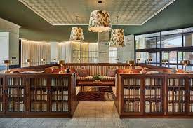 Graduate Hotel Iowa City Preciosa Lighting In 2021 Hospitality Design Hotel Hotel Decor