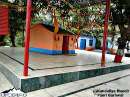 Image result for kandoliya temple pauri garhwal
