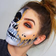 8 pack day of the dead face tattoos, sugar skull makeup kit, temporary halloween makeup tattoo for men and women. 69 Best Halloween Makeup Ideas On Instagram In 2020 Glamour