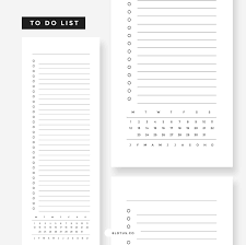 Minimalist To Do List Insert A5 Size L To Do List Printable Etsy To Do Lists Printable To Do List Printed Pages