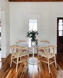 Rove Concepts Furniture On Instagram We Love This Juxtaposition Of The Marble From Our Tulip Ta Tulip Dining Table Wishbone Chair Dining Marble Tables Design