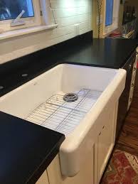 single bowl kitchen sink, apron front