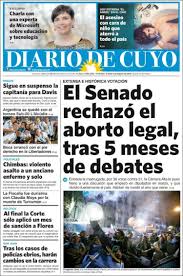 Aborto sería el mayor genocidio universal si hubiesen dos vidas. El Resultado De La Votacion Por El Aborto Legal En La Argentina En 10 Portadas