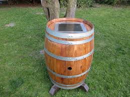 Diy Wine Barrel Furniture Weinkuhler Im Weinfass Wohnen Blog Upcycling Ideen Fass