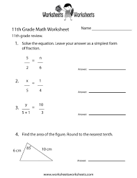 16 11th Grade Math Worksheets Printable In 2020 Math Worksheets Free Math Worksheets Printable Math Worksheets
