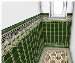 We selected a porcelain floor tile which flows perfectly with the original floors of the house. New Art Nouveau Kitchen Backsplash 21 Ideas Art Deco Tiles Art Nouveau Art Nouveau Tiles