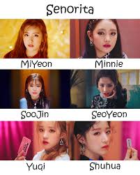 Die gruppe debütierte offiziell am 2. G I Dle Senorita Who S Who Kpopinfo114