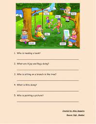 Add to my workbooks (3) download file pdf embed in my website or blog add to google classroom Picture Comprehension Interactive Worksheet