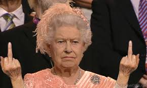 royal finger Queen Elizabeth II at The London Olympics | Reaction Gifs